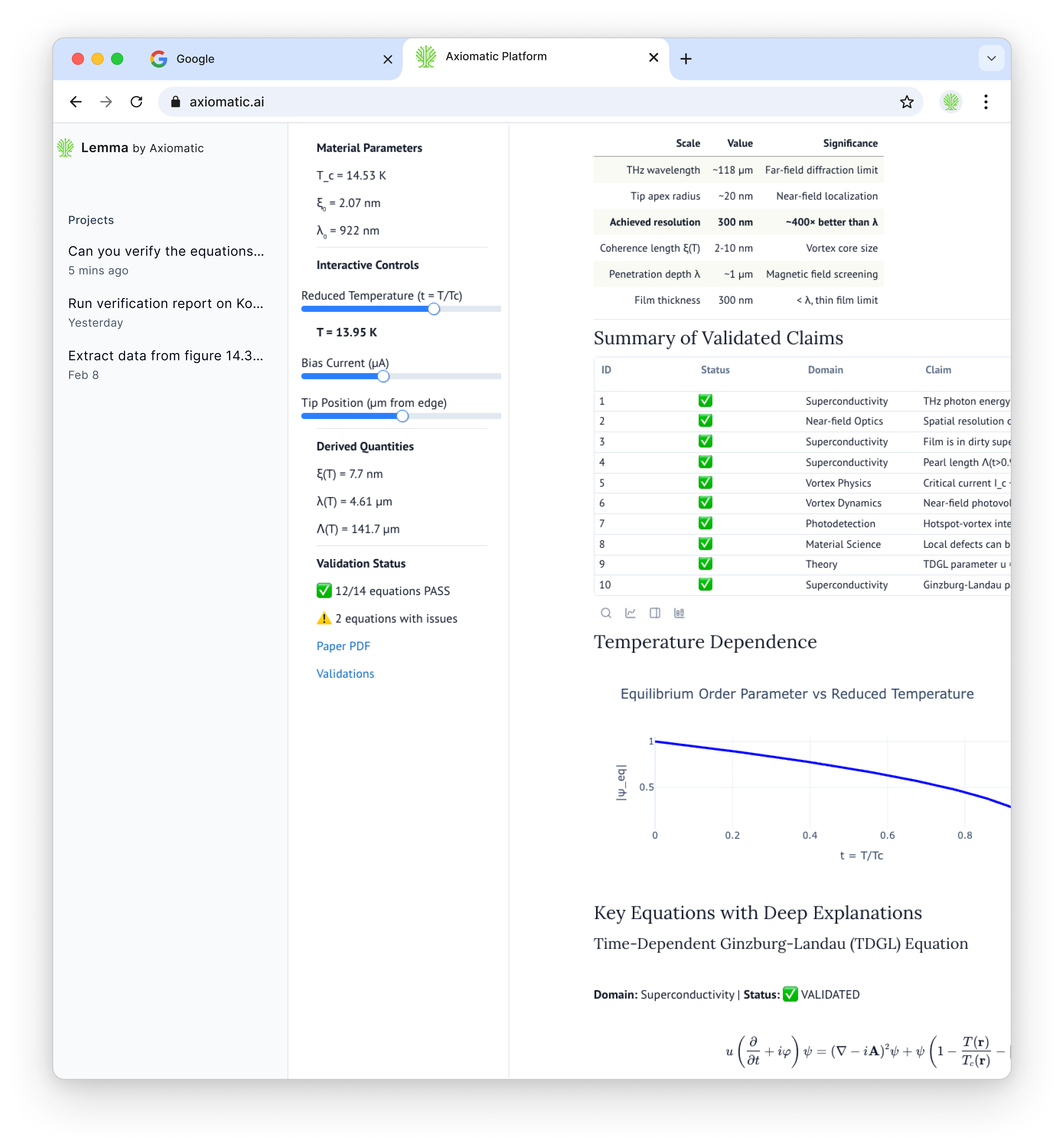 Axiomatic AI desktop application
